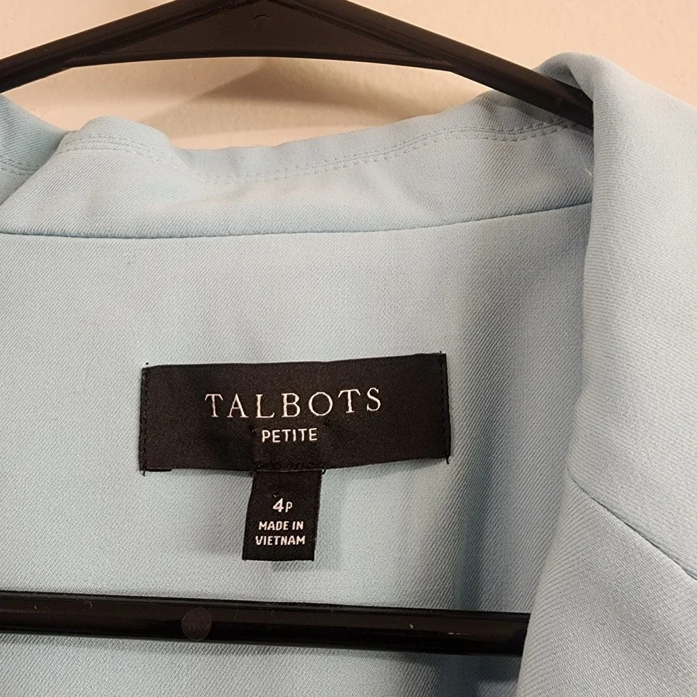 Talbots Women's Blazer Suit Size‎ 4, 100% Polyester